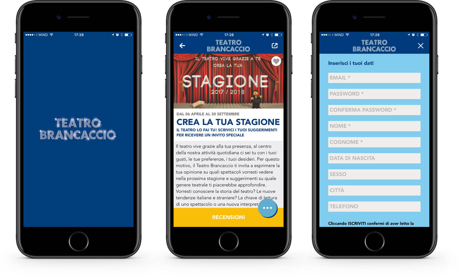 App Teatro Brancaccio – Mango Mobile Solutions