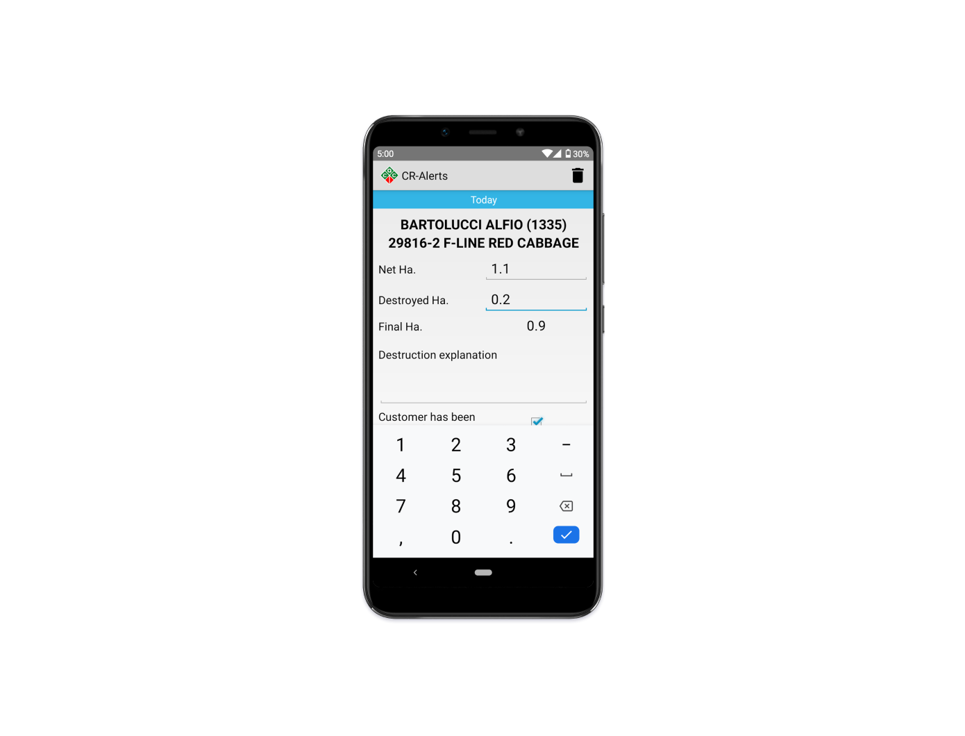 Crop Report System