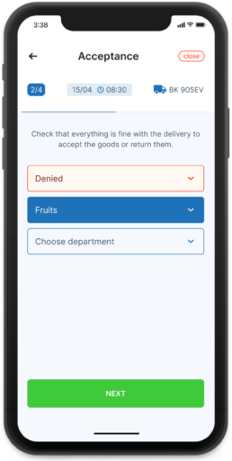 Dimar Delivery App Mockup 5